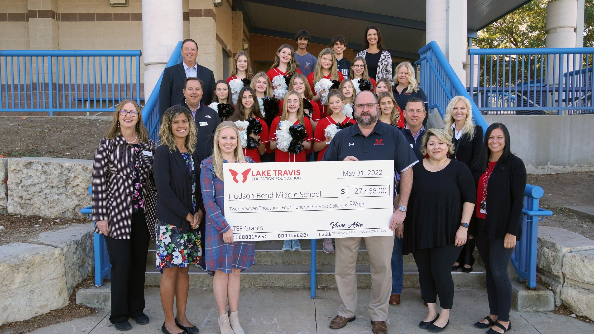 Lake Travis Education Foundation delivers big on check days — CURRENTS