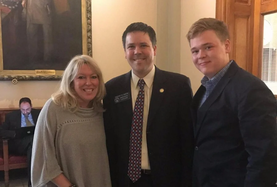 Tanya and Jack with Senator Martin