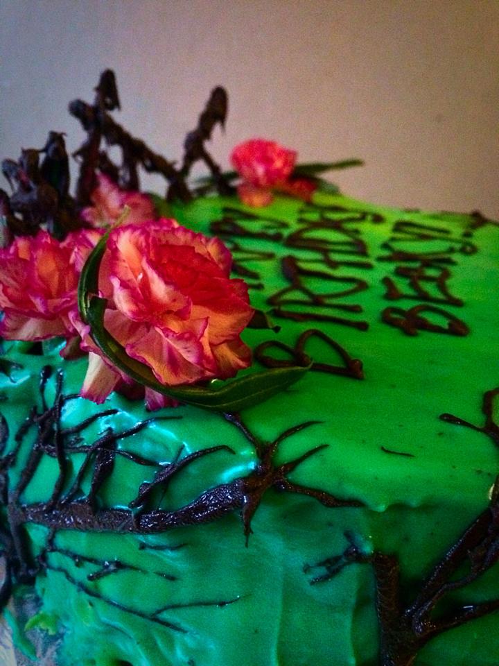 Becky's vegan forest cake