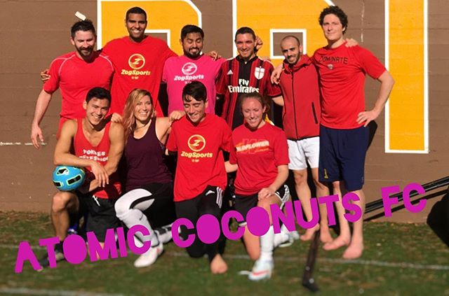 First game of the season! We killed it. 
#AtomicCoconuts 
#soccergang