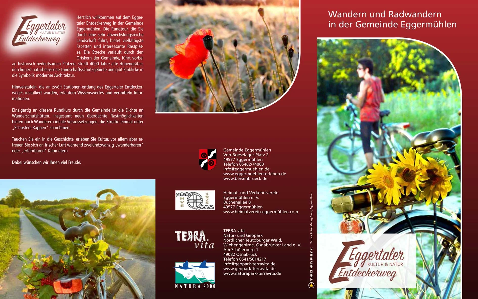Mit einem informativen Flyer wird der Eggertaler Entdeckerweg erläutert
