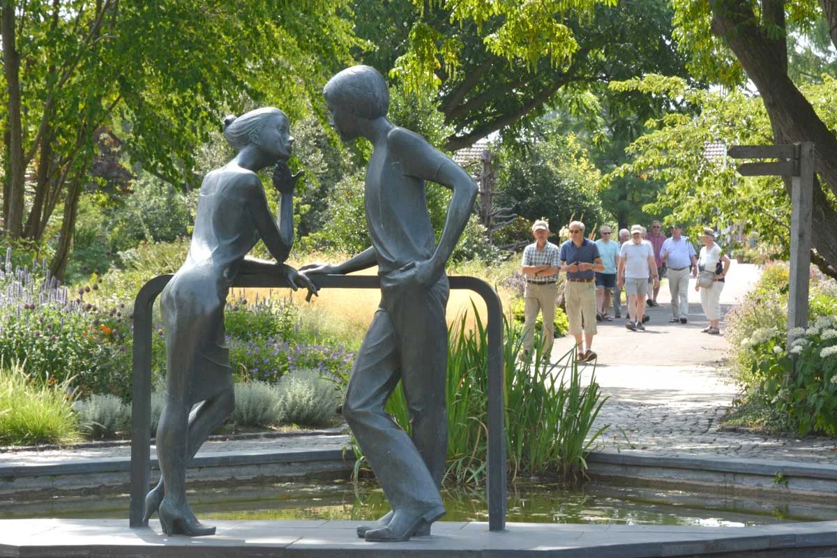 Begegnungen im Kreislehrgarten in Burgsteinfurt