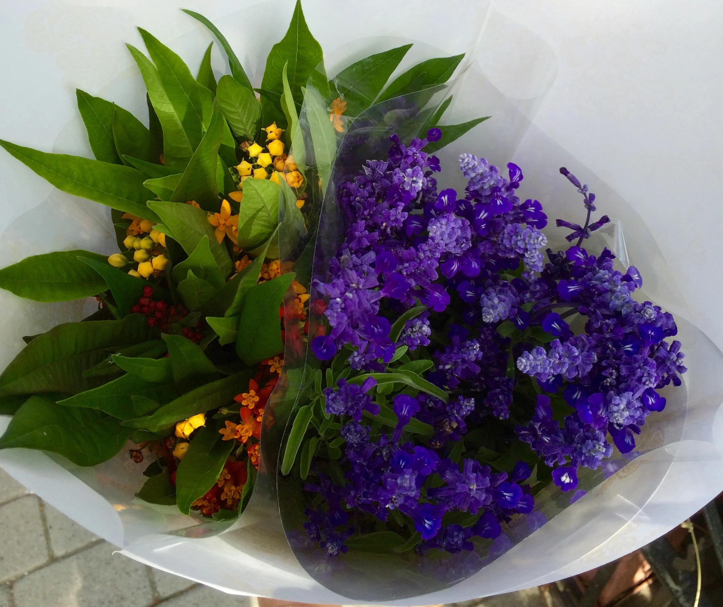 Fresh flowers to brighten up the house.
