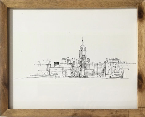 BrianDrewStudio's " Manhattan Skyline From Hoboken ." I mean, can you blame me for this one?!