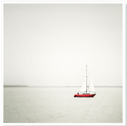 Maggy Morrissey's " Red Sailboat " photograph.