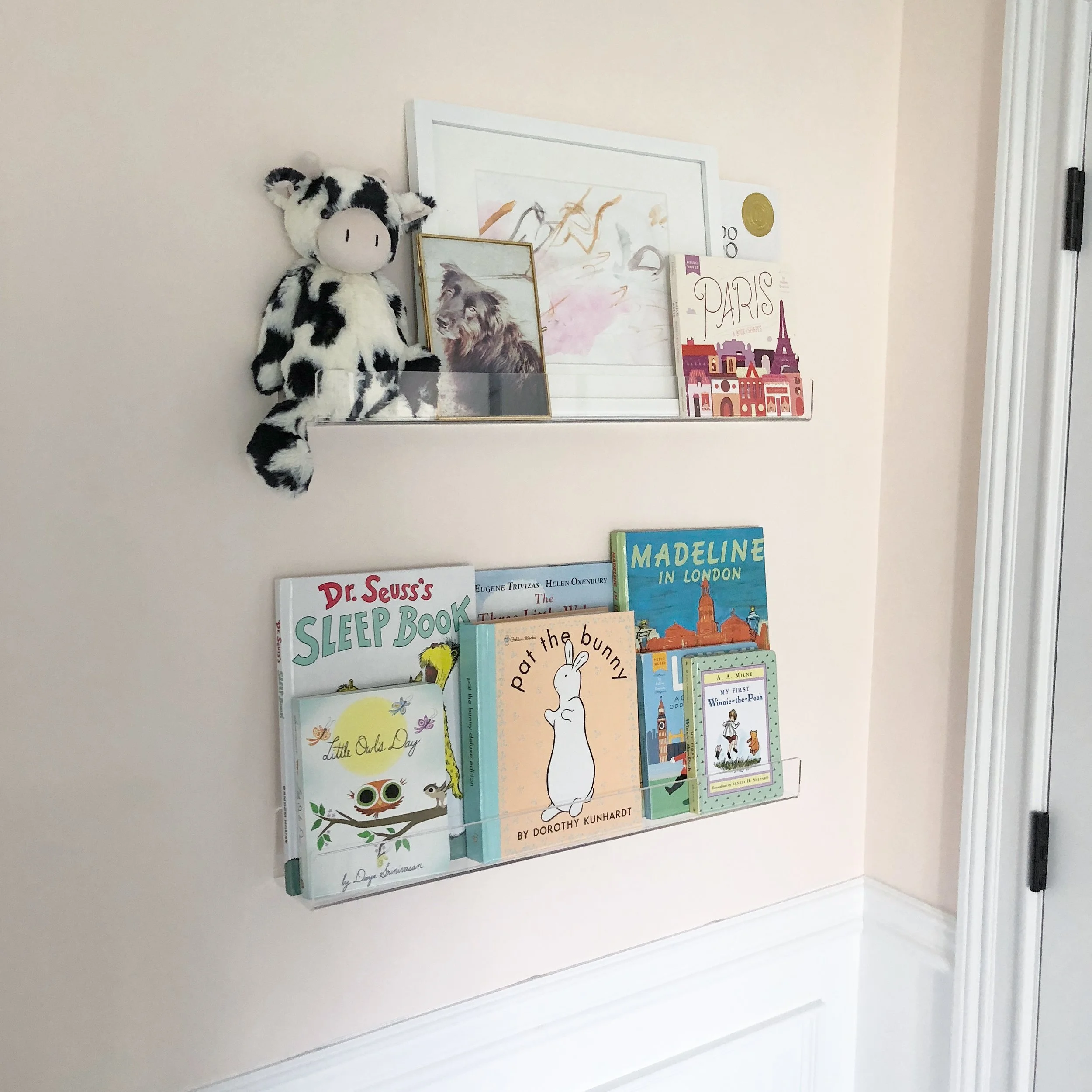 acrylic bookcase nursery