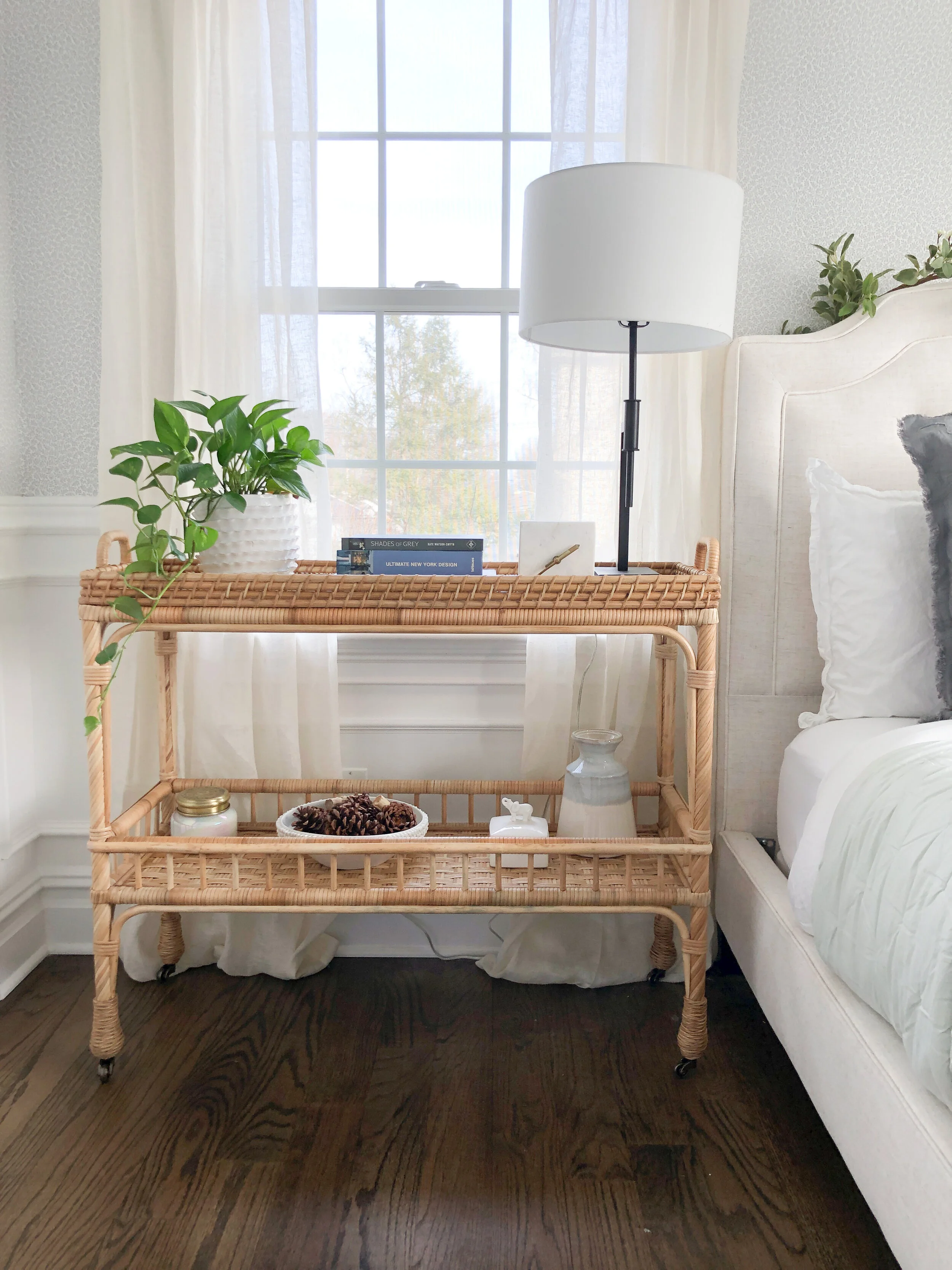 Styling a Bar Cart Two Ways.