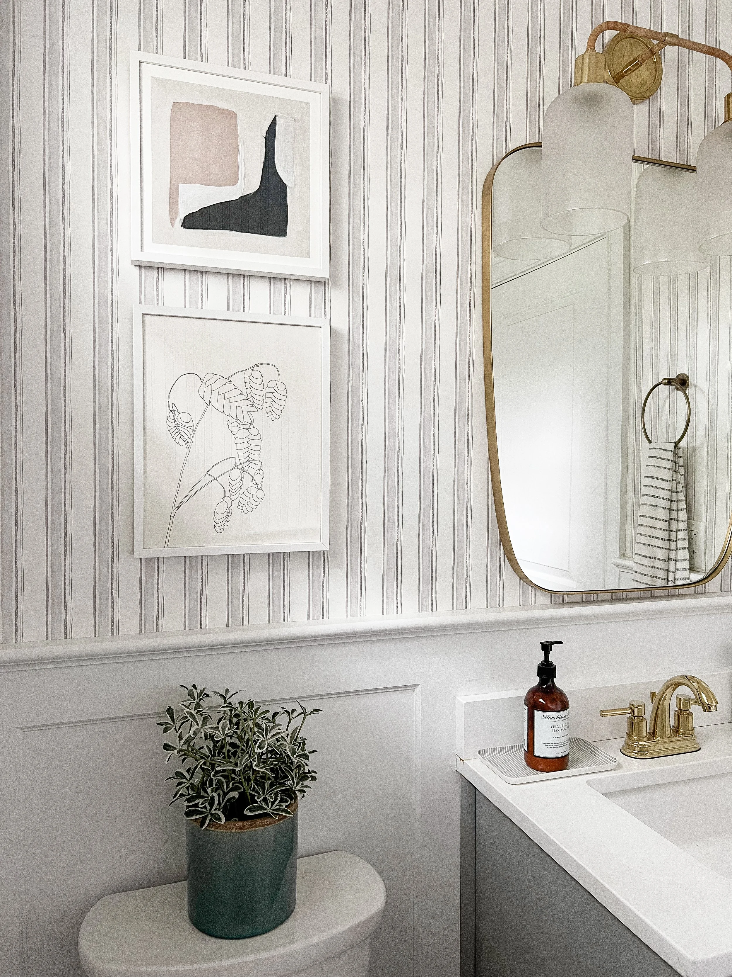 Our Powder Room Refresh.