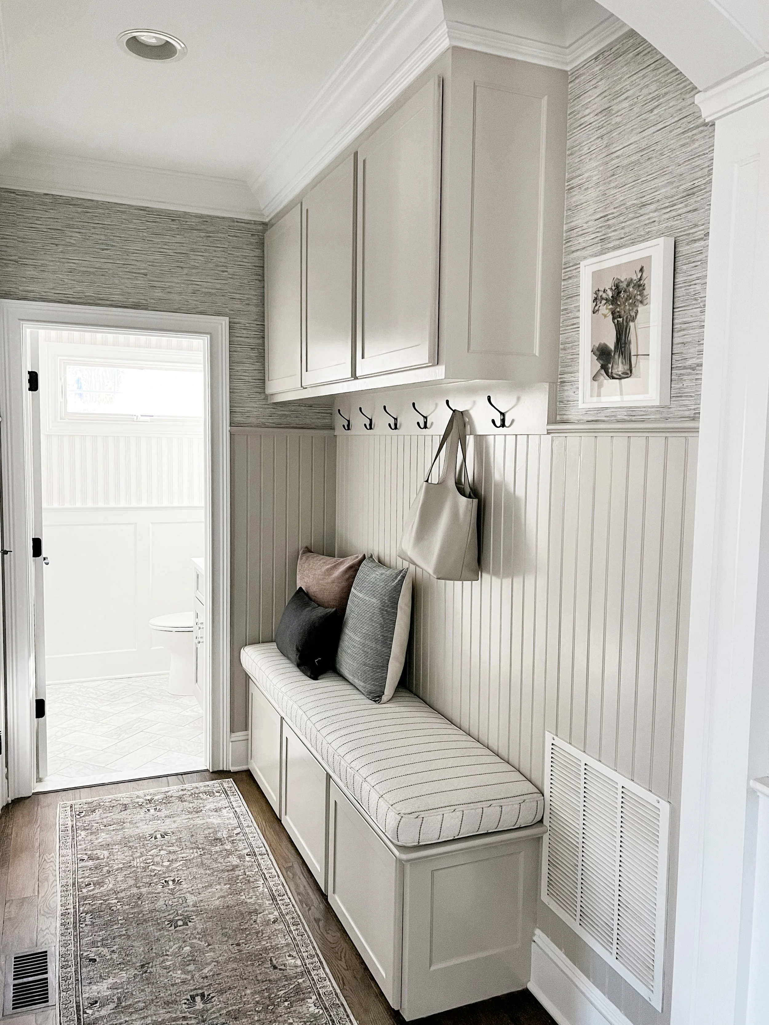Mudroom Doors and Drawers.