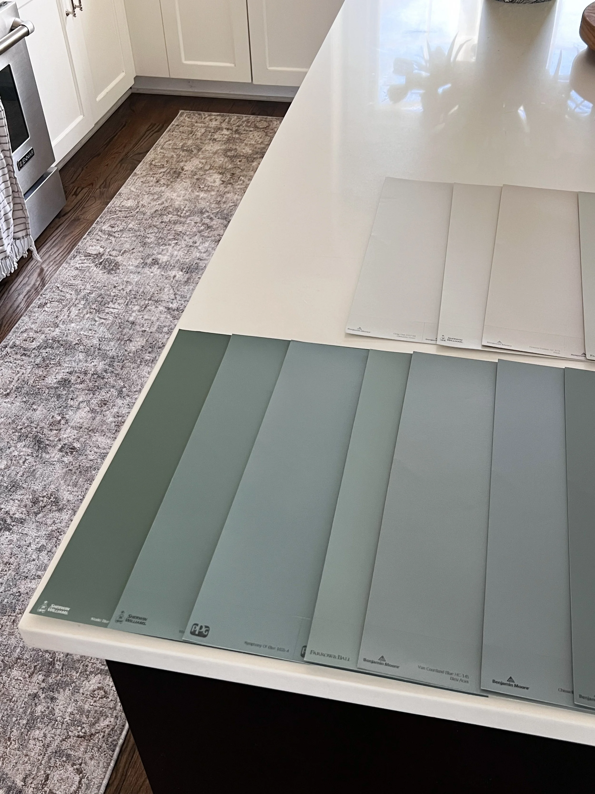Painting Our Kitchen Island With Help From Samplize.