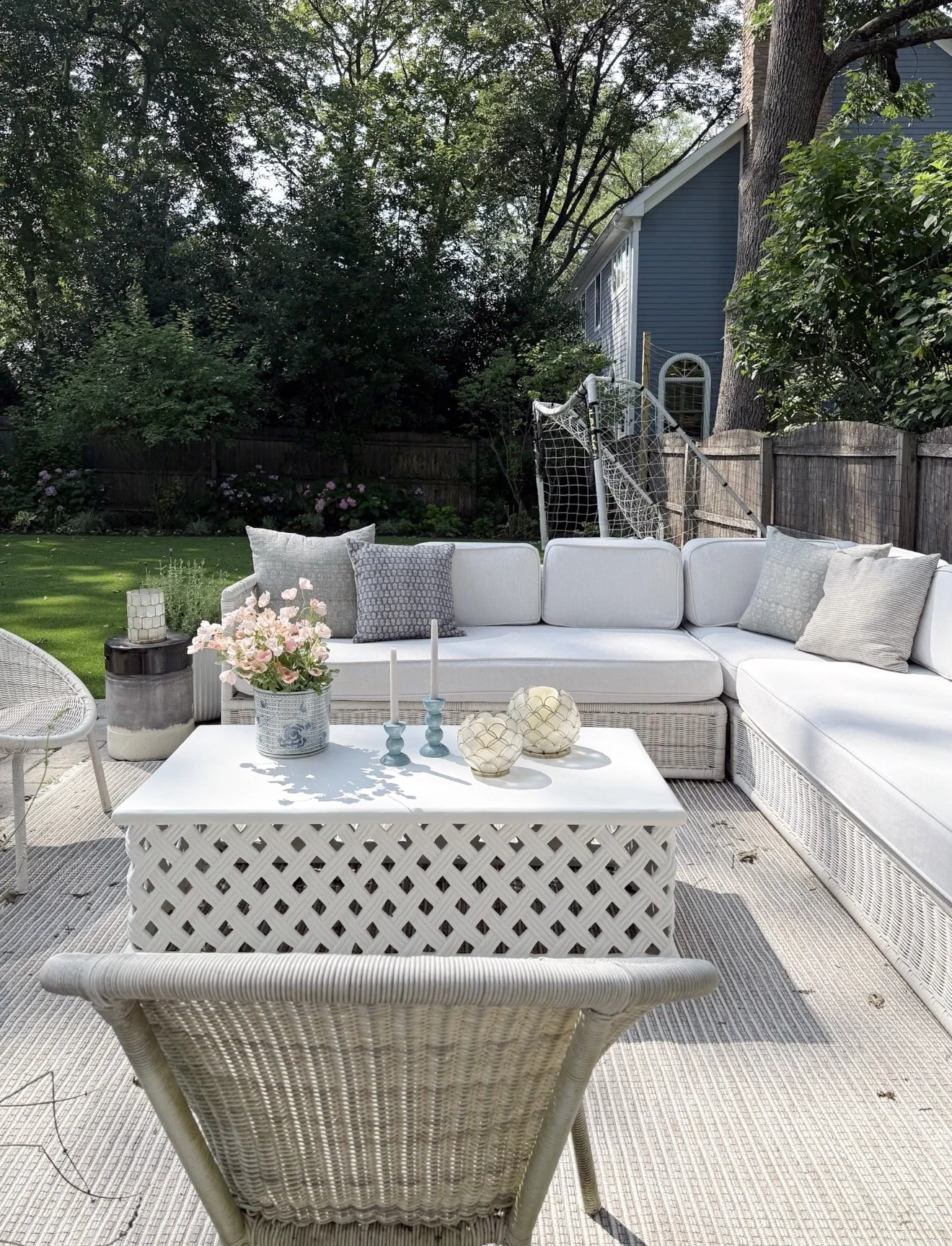 Outdoor Spring Furniture Refresh: Neutral Coastal Patio Ideas with Serena and Lily