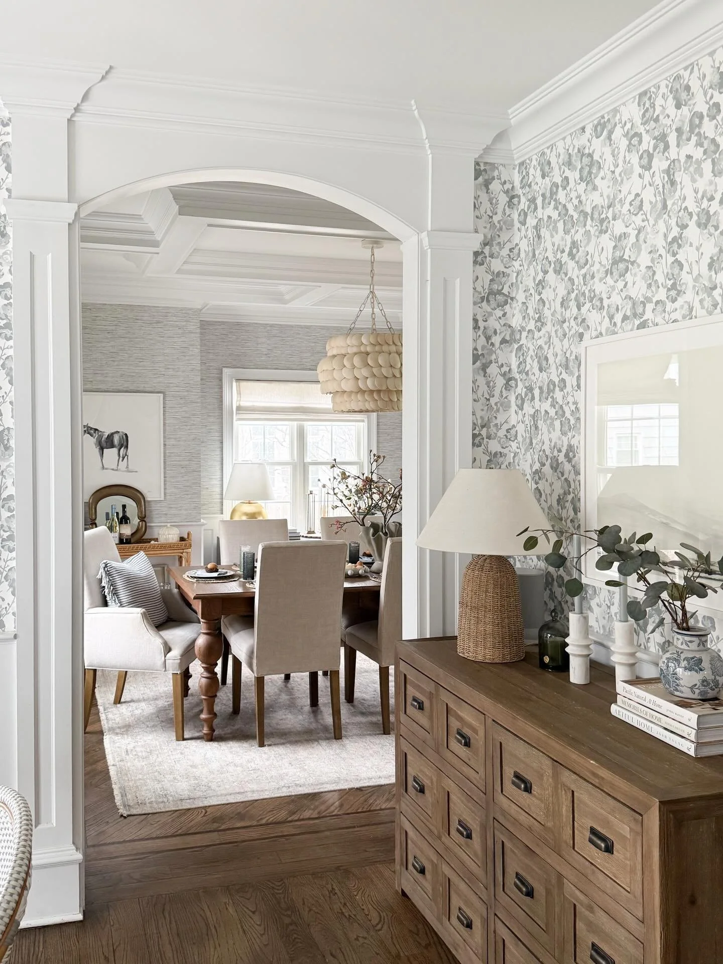 My favorite view in our home (and yes, I&rsquo;m so happy that I papered this extra wall of our breakfast nook)🫶🏻

Comment SHOP below to receive a DM with the link to this post on my LTK ⬇ https://liketk.it/61ERK #ltksalealert #ltkhome #ltkseasonal