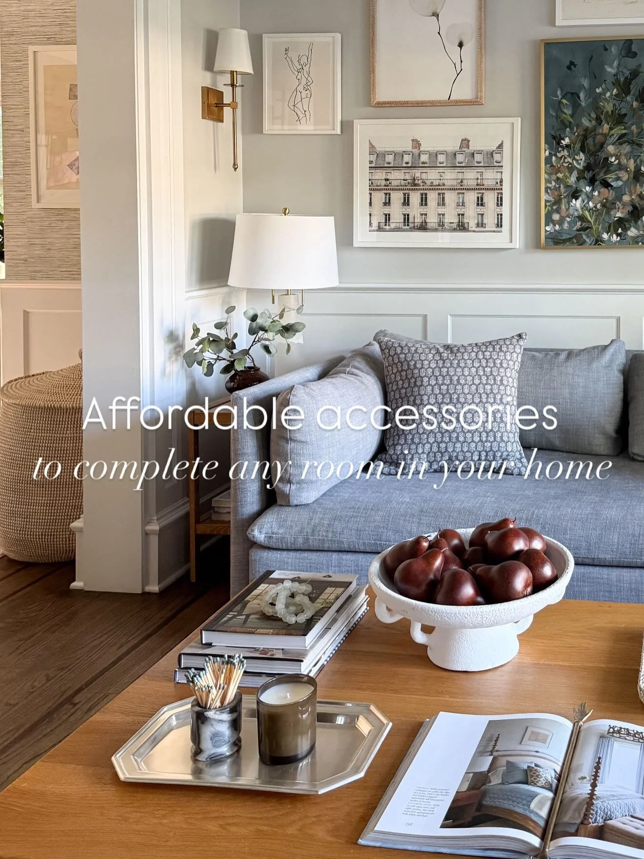 Accessories make the room! Light fixtures, throw pillows, art and coffee table decor can make a space feel inviting, curated and complete. Linking some of my go-to items (you&rsquo;ll be surprised at how affordable most are!!)

Comment SHOP below to 