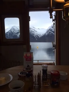 The view from the kitchen