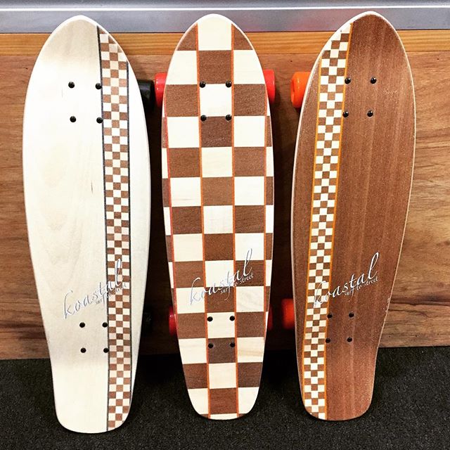 Koastal Mini Boards! #koastalboards #koastalskateboards #koastal #miniskate #mini #longboard #longboarding #skateboarding #minilongboard #handcrafted #madeinamerica #madeinusa🇺🇸 #california #orangecounty #woodworking #wood #cruising