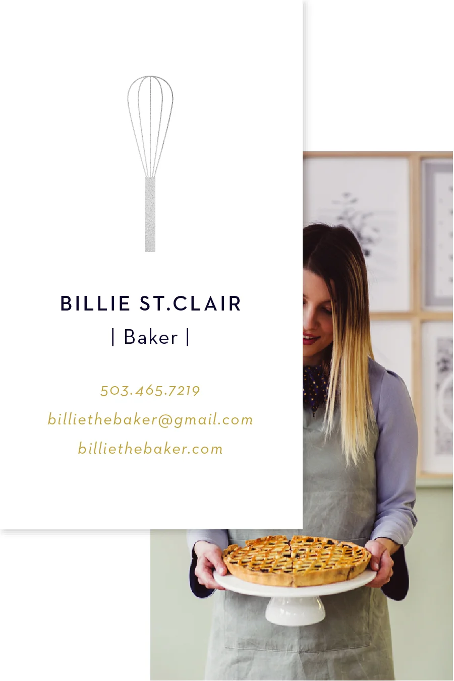 business card front and back