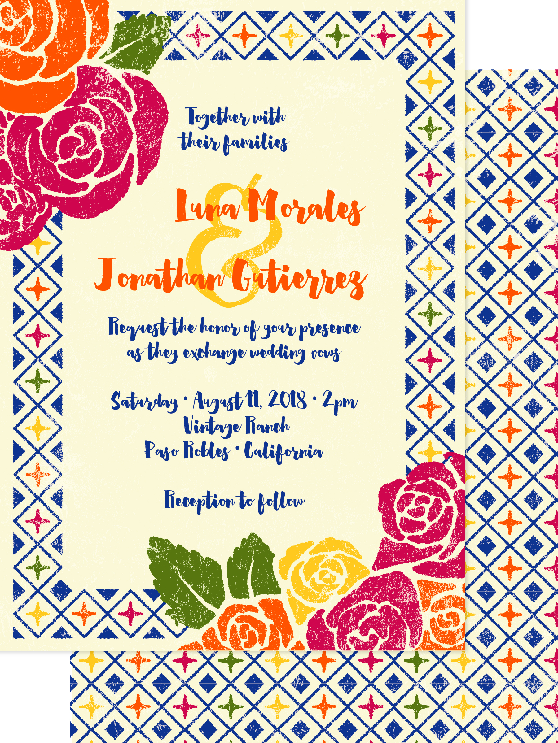 invitation front and back