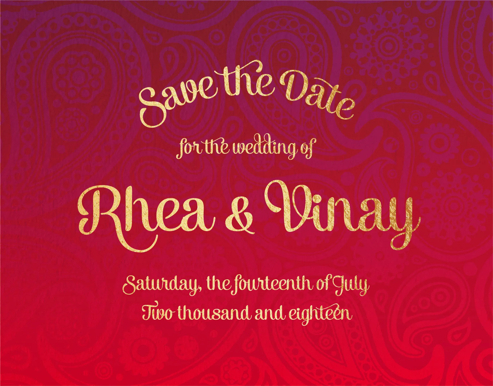 save the date