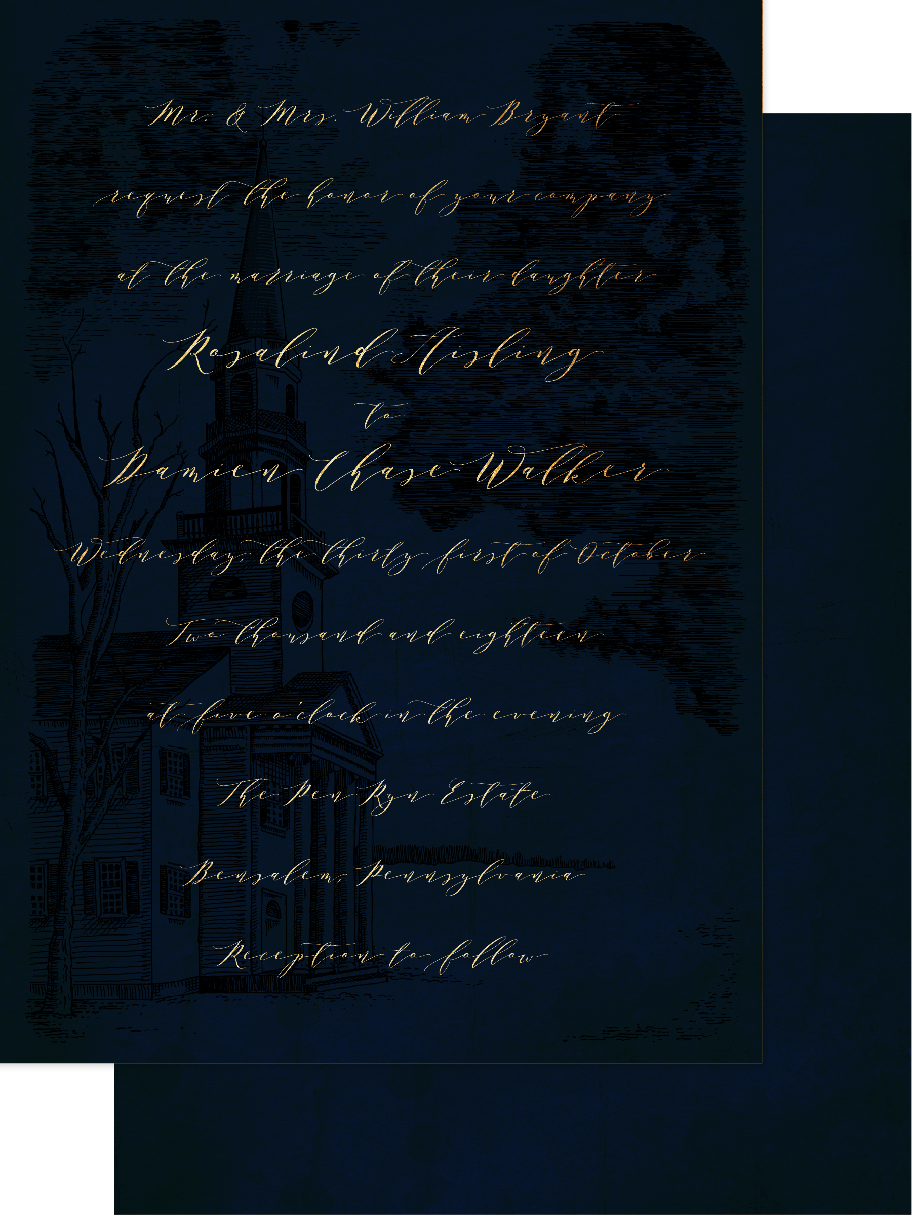 invitation front and back