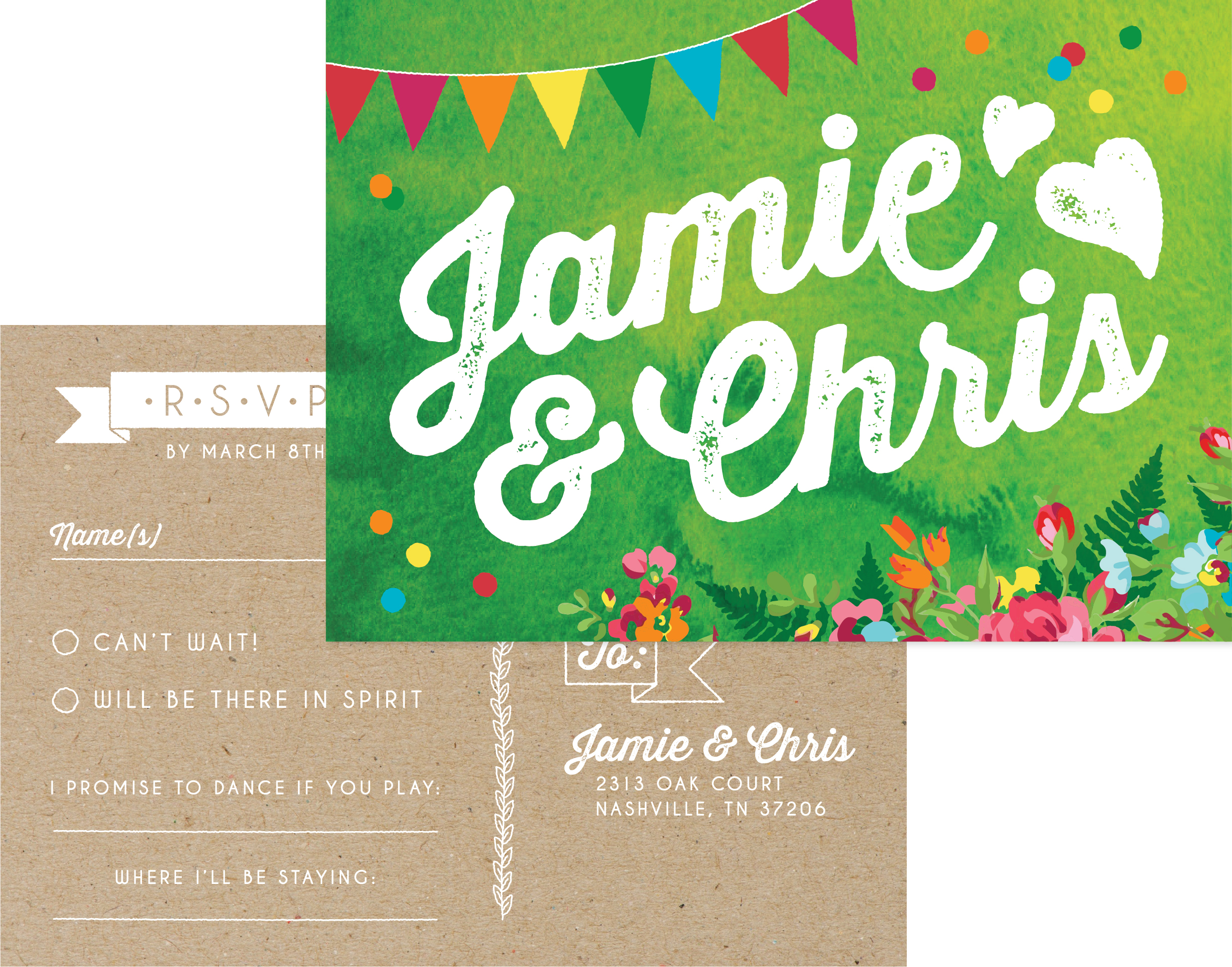 rsvp postcard