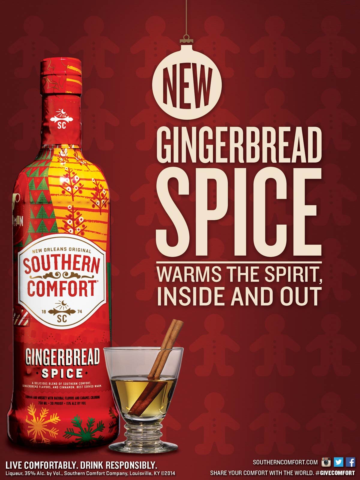 Southern Comfort Ginger Spice Key Visual