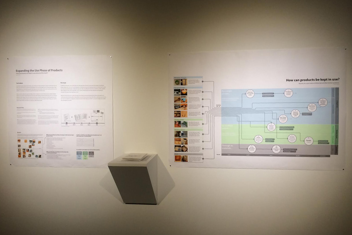 Poster display in the 2015 Ohio State Design Exhibition