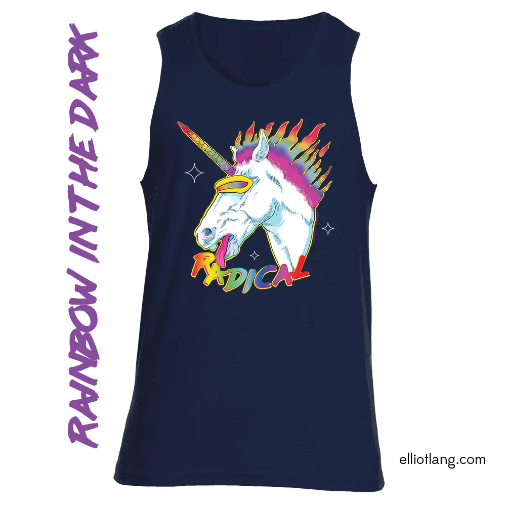 unicorn XXXL ダーツシャツ Radical Unicorn Tank Top Shirt