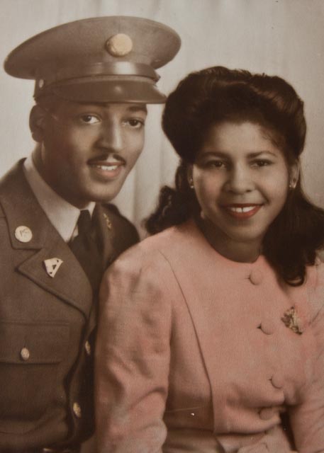 Wilson Monk and Mertina Madison in 1941. The Monks were married for 68 years. "I love you more than yesterday," Wilson used to say.