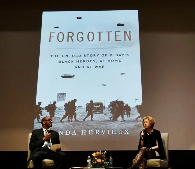 Journalist and author Wil Haygood moderates a discussion on Nov. 9 with Linda at the National African American Museum of History & Culture in Washington, DC.