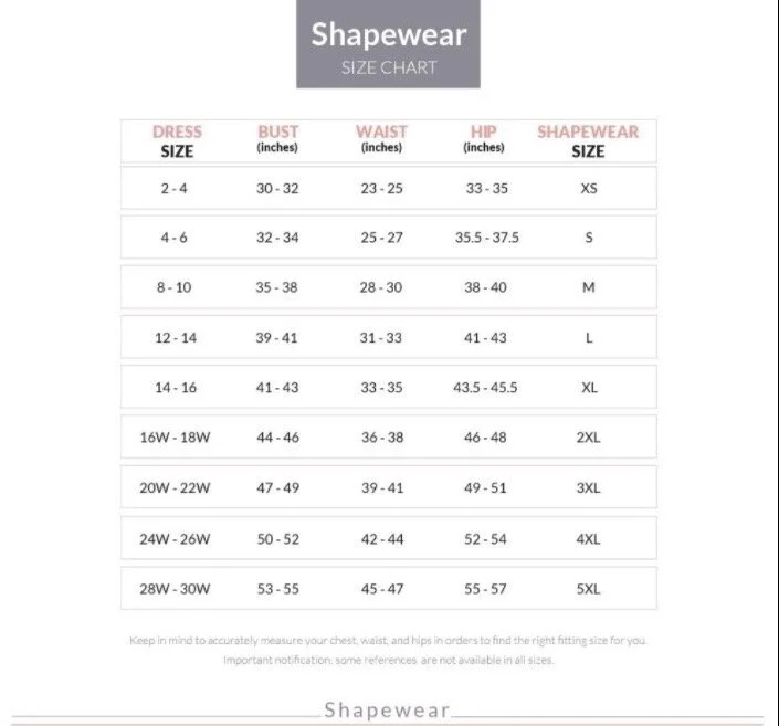 Shapewear Size chart.JPG