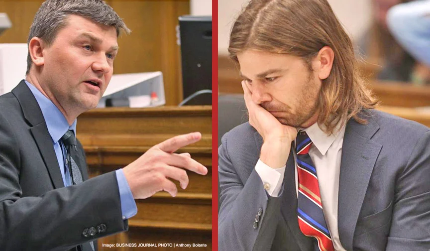 Lucas Price (left) sues his younger brother Dan Price for biking Gravity Payments and cutting him out of key decisions
