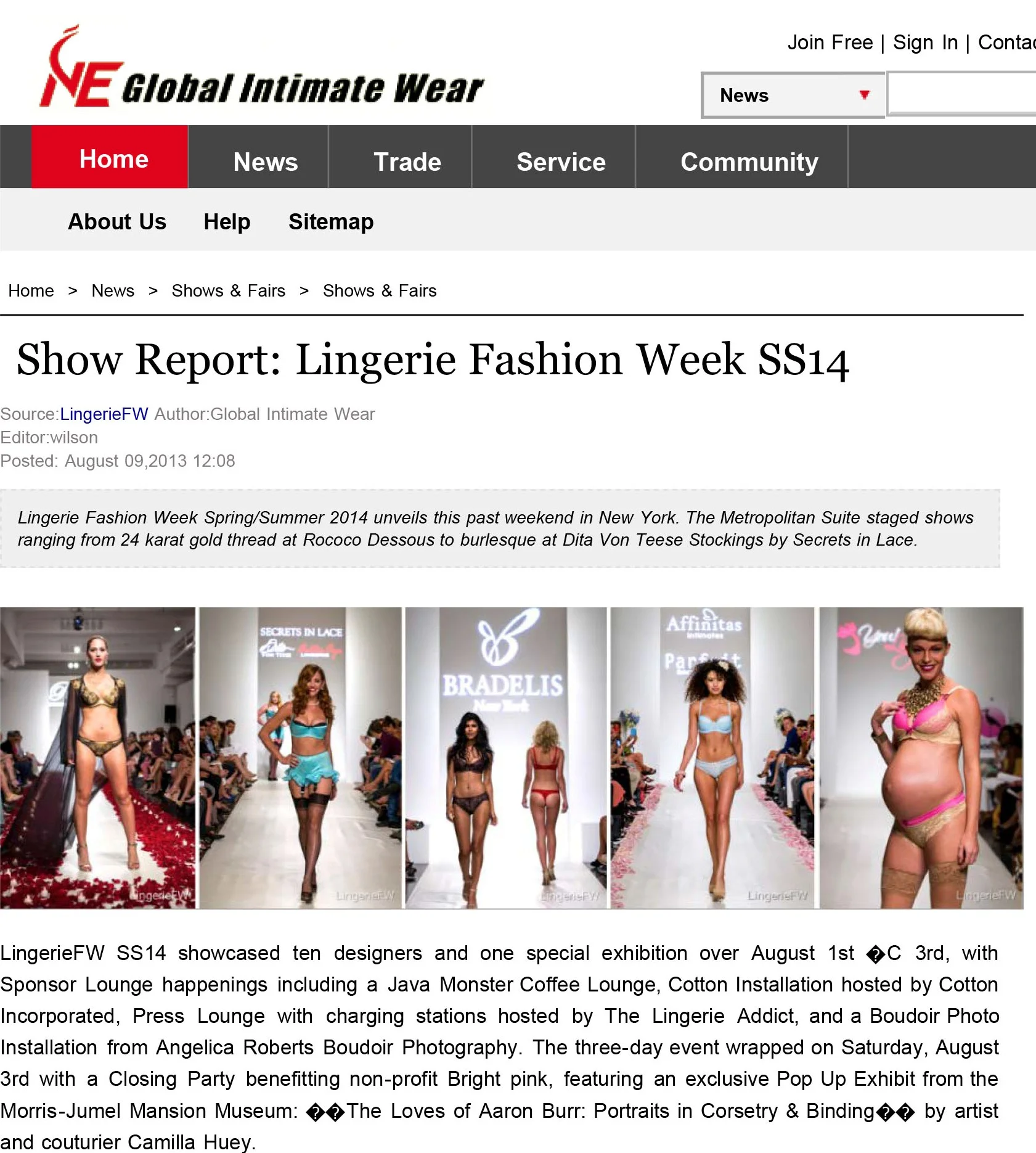 Global Intimate Wear