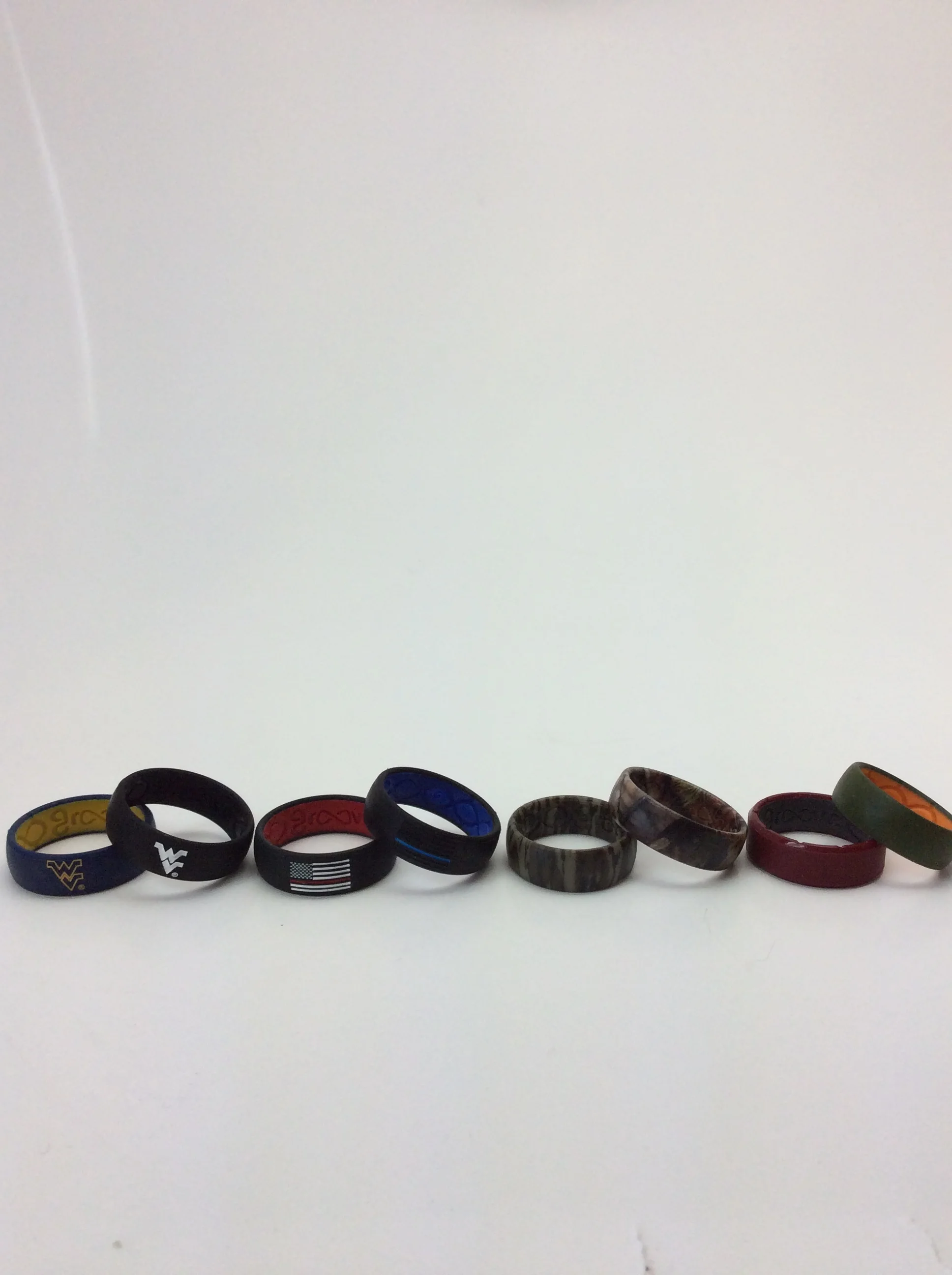 Groove Rings-prices range from $29.95 to $39,95