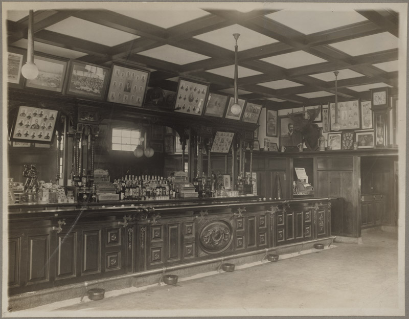 Interior of Third Base, Michael T. McGreevey's Saloon