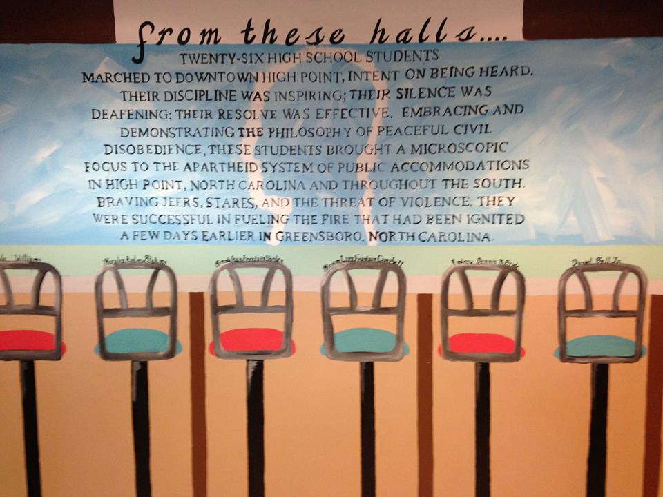 Partial image of the mural unveiled at Penn-Griffin School for the Arts on February 10th