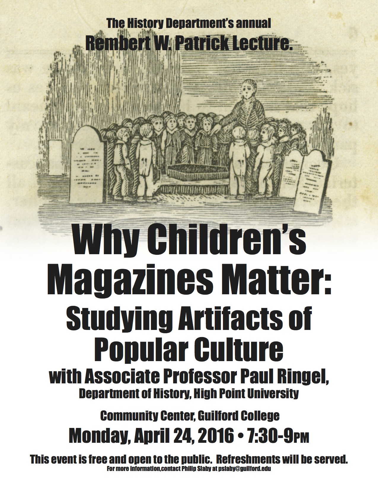 Why Children's Magazines Matter: A Lecture at Guilford College