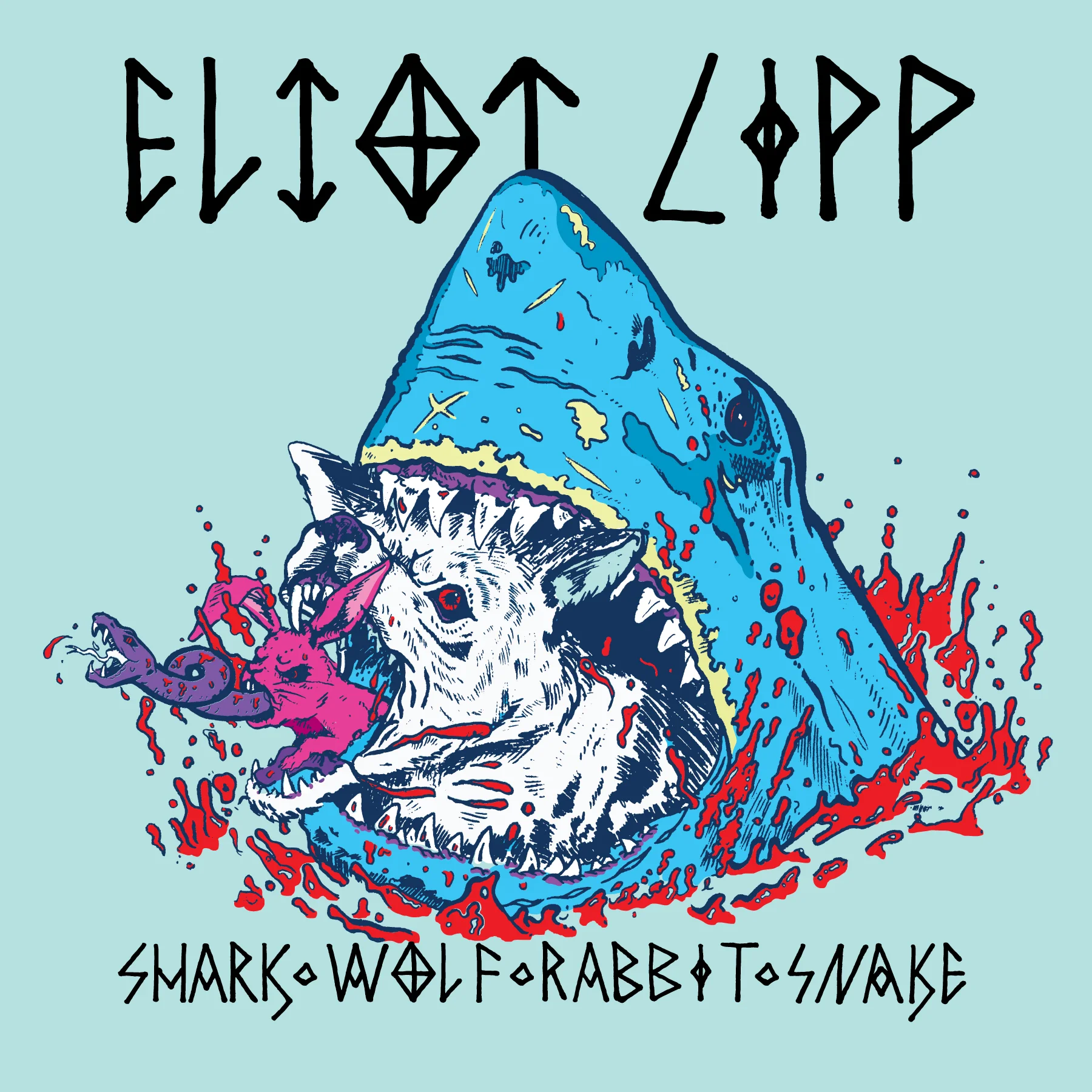   Artist : Eliot Lipp  Title : Shark Wolf Rabbit Snake  Format :  Vinyl   Catalog : YL1603 