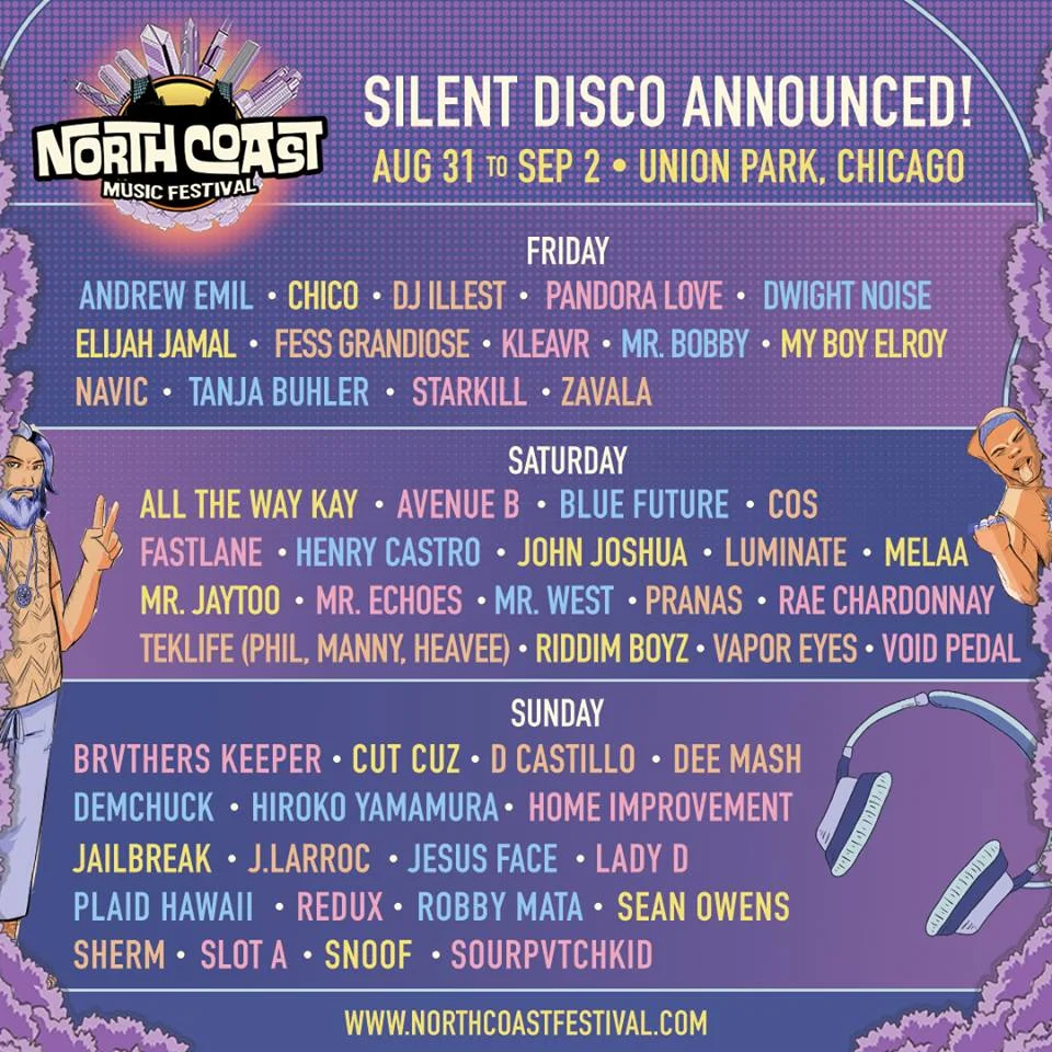 North Coast Music Festival Silent Disco ft. Vapor Eyes