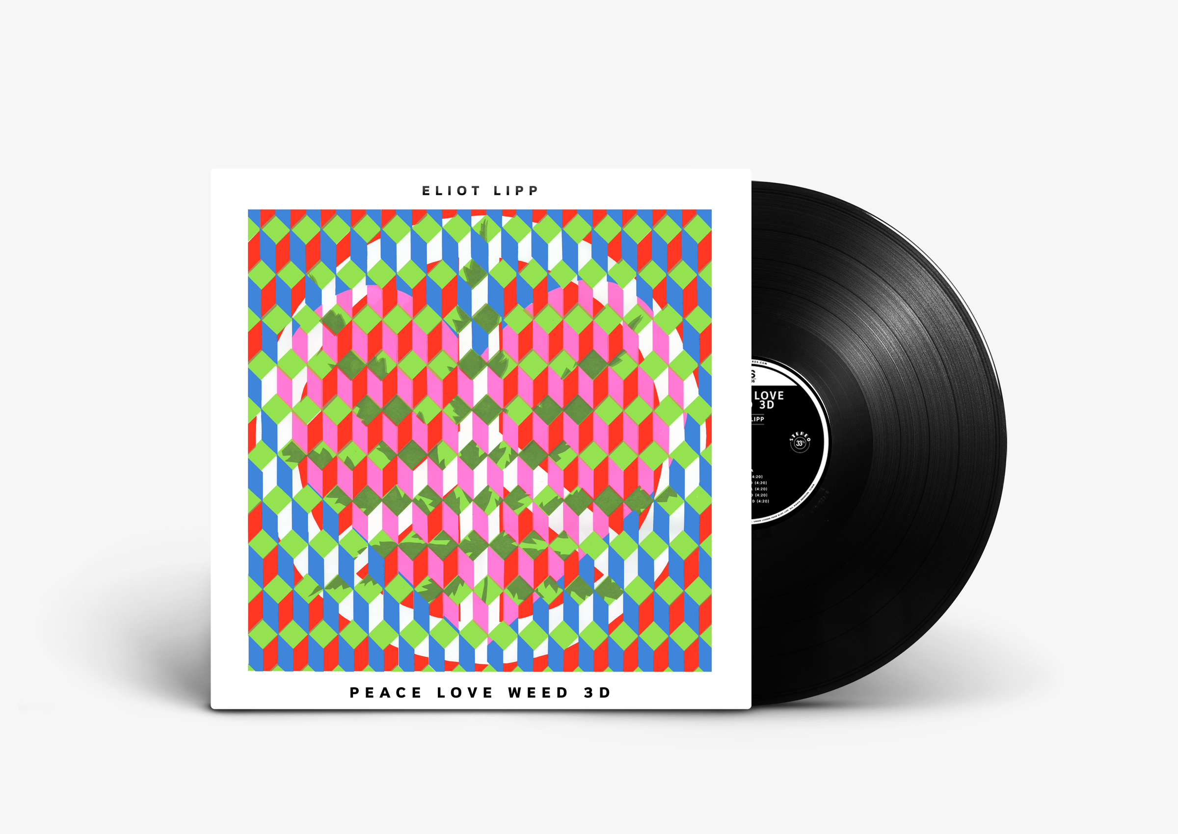 Eliot Lipp's "Peace Love Weed 3D" Ten-Year Anniversary Vinyl