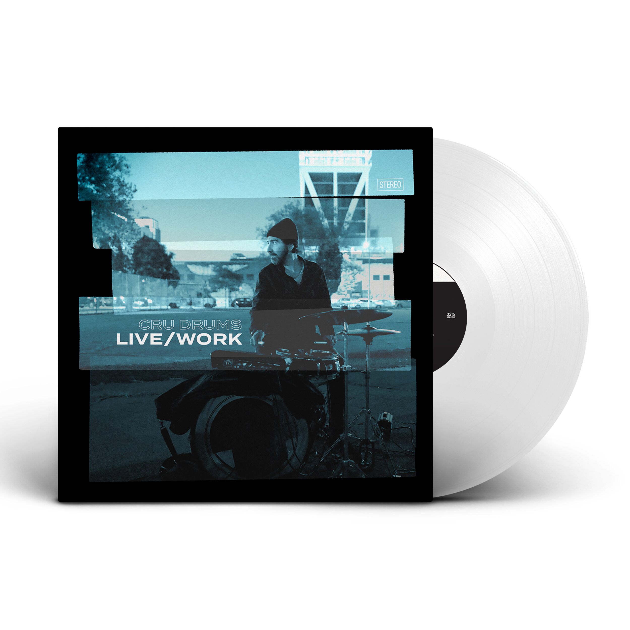 Cru Drums - Live/Work (LP) – $20.00