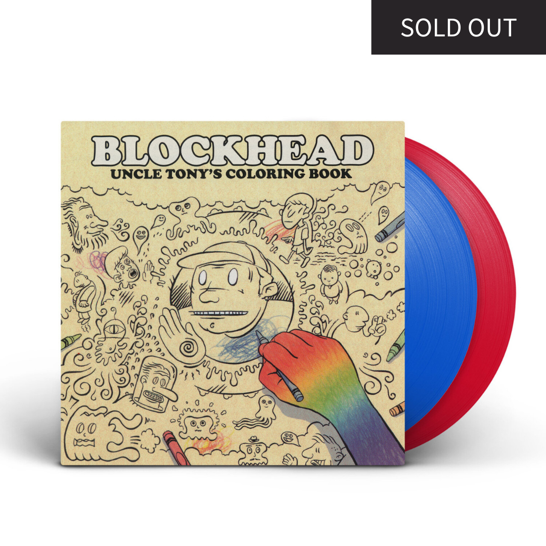 Blockhead - Uncle Tony's Coloring Book (2xLP - Red & Blue) – $30.00