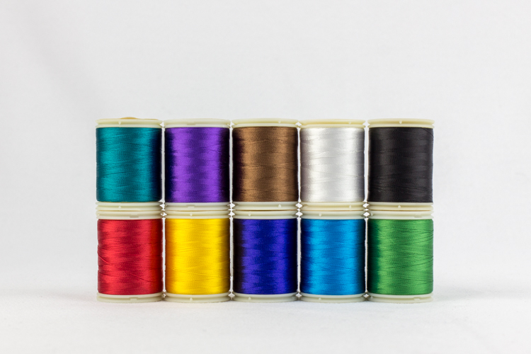 10 Vibrant Colors Metallic Embroidery Floss Pack