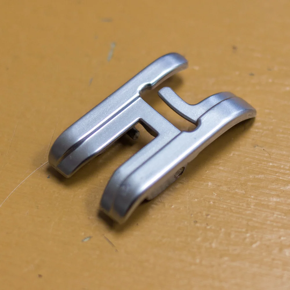 Bi-level presser foot.