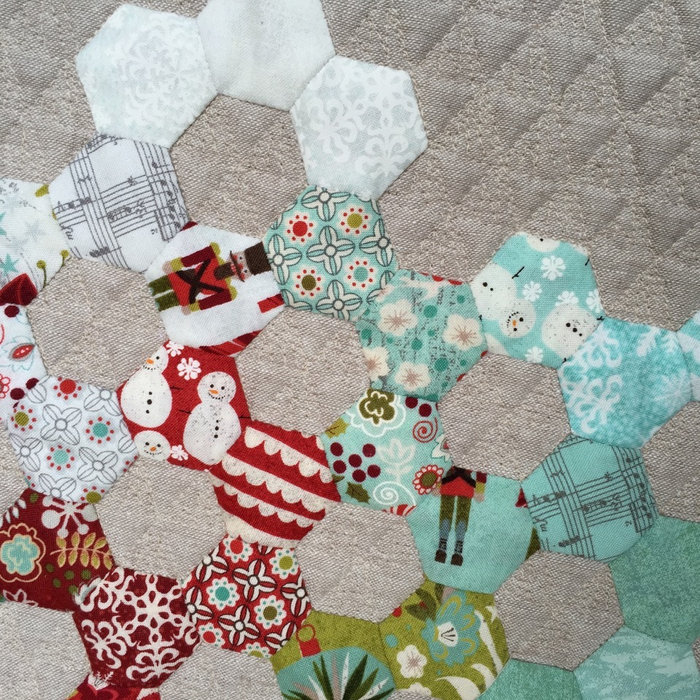 English Paper Piecing with InvisaFil