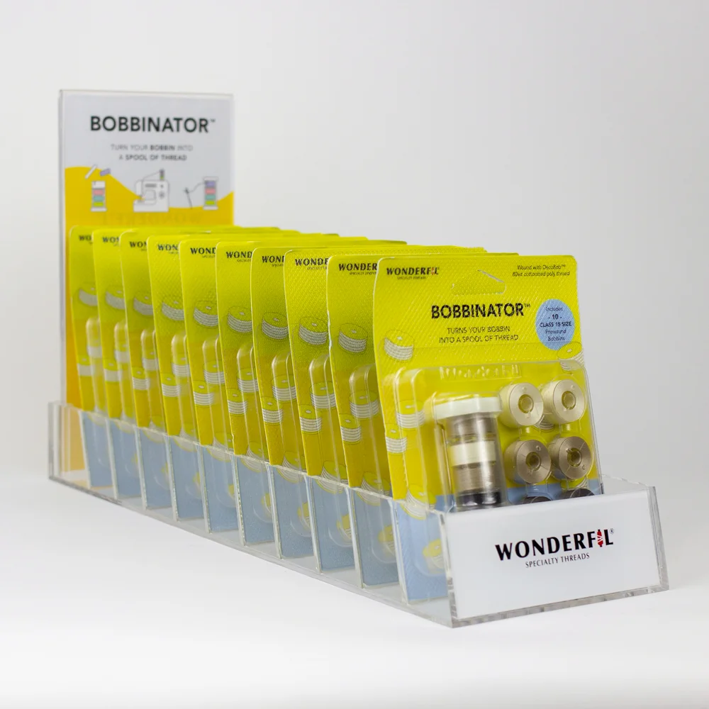 Acrylic Bobbinator Countertop Display