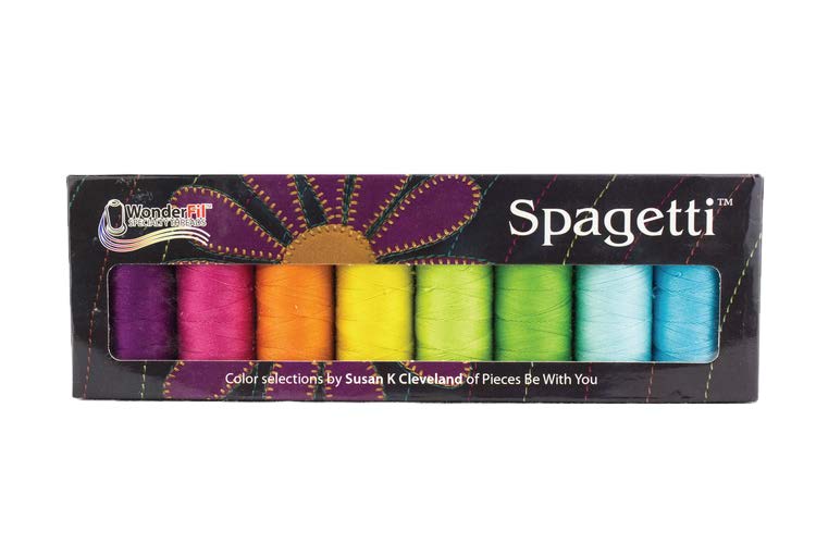 12wt 3-ply 100% Long Staple Double-Gassed Egyptian Cotton Lavender WonderFil Specialty Threads Spagetti