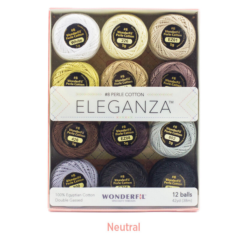 Eleganza™ 8wt Egyptian Cotton Patinated Leather Thread - WonderFil Europe