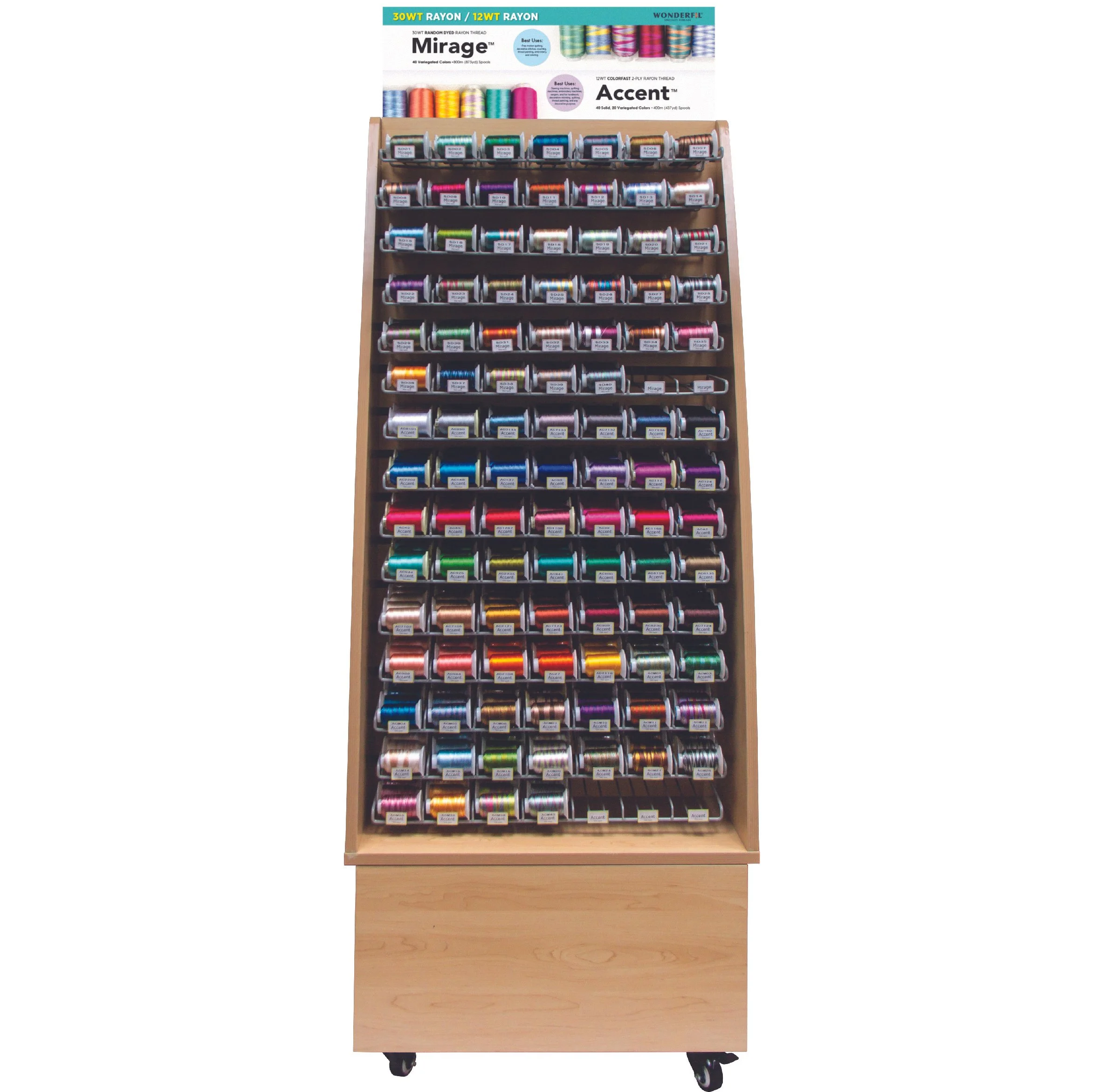 Splendor 1-Sided Wall Display - WonderFil