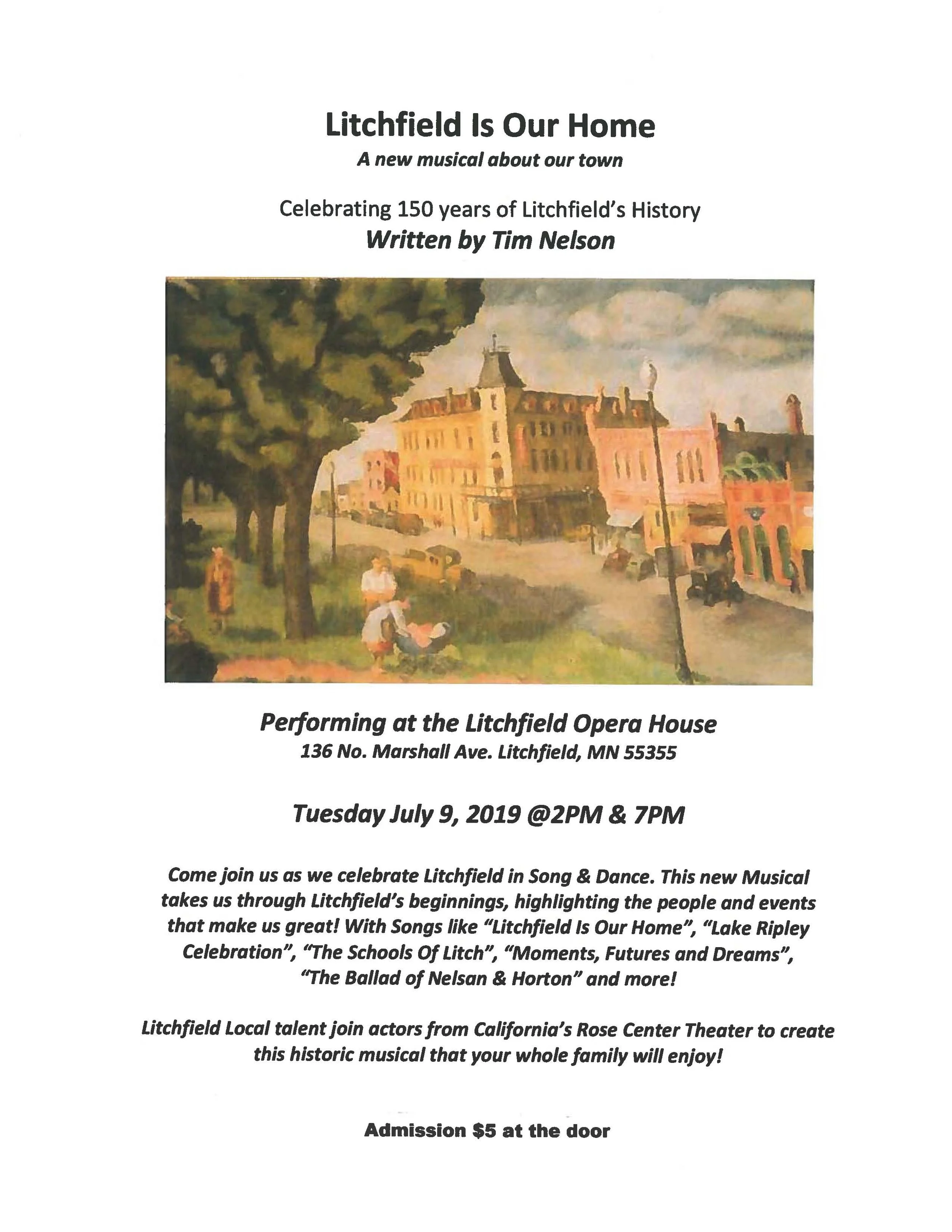 "Litchfield is Our Home: A New Musical About Our Town"