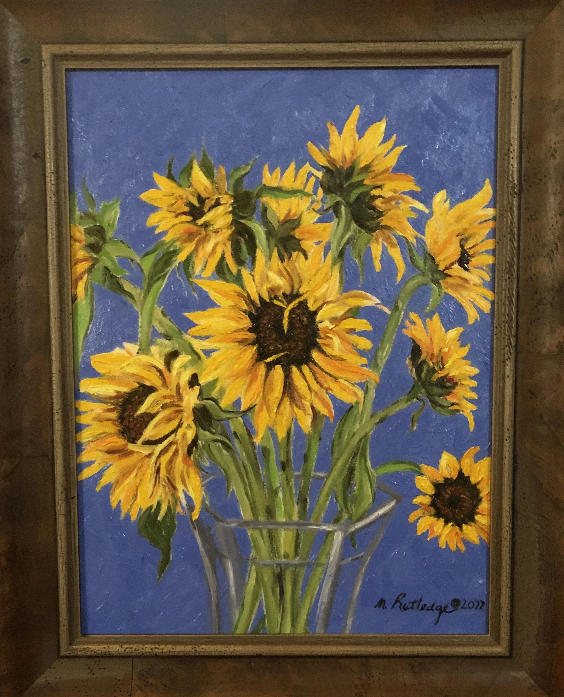 Silent Auction of Sunflower Paintings